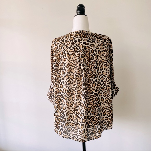 Leopard Print Button Down - Picture 9 of 11